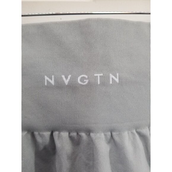 NVGTN Light Grey Leggings Size L - Picture 3 of 7